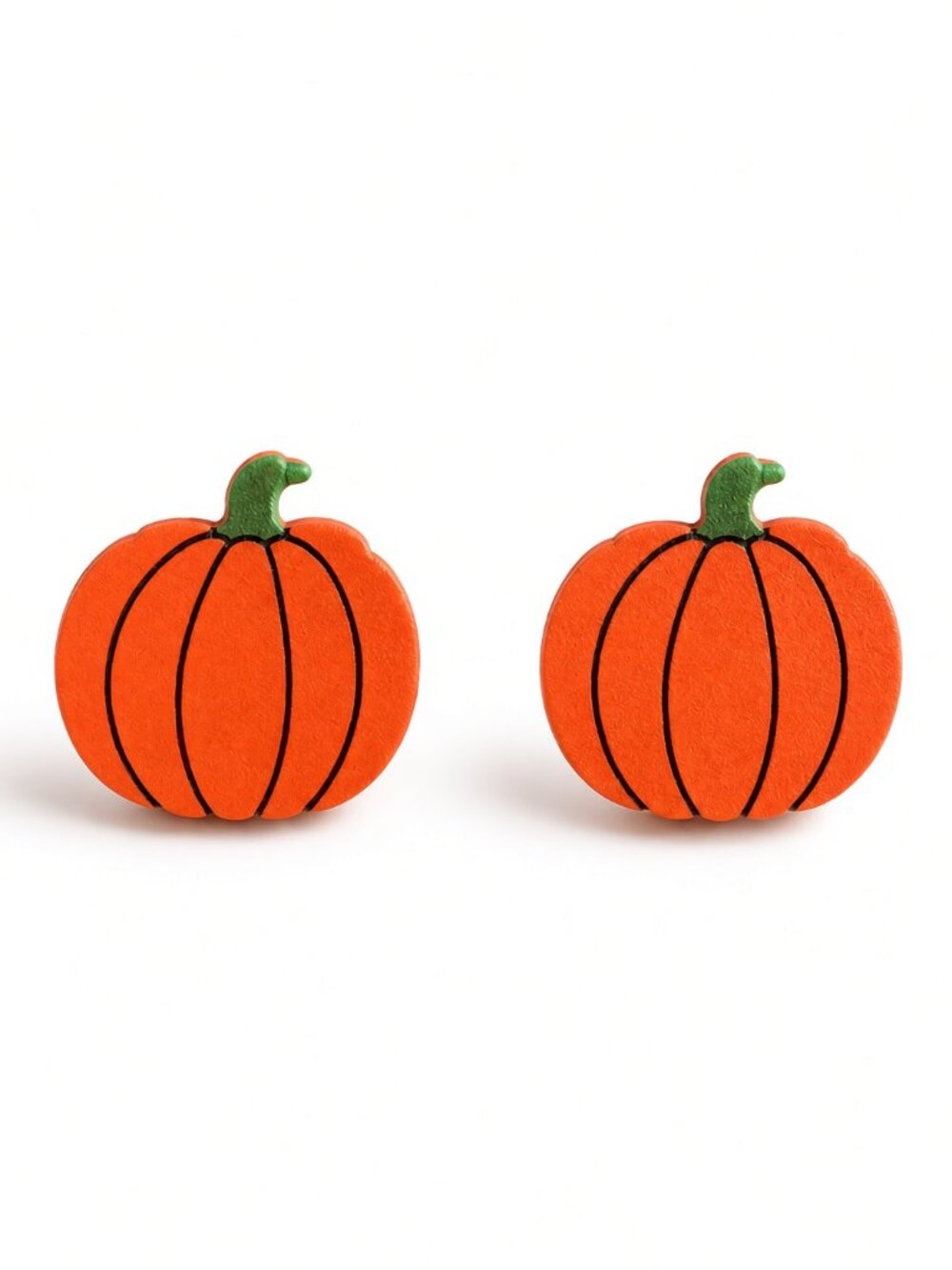 Brand New Halloween Pumpkin Stud Earrings Fall